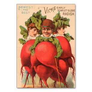 Vintage : agriculture advertising - table number