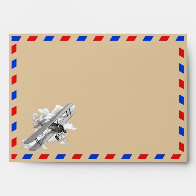 Vintage Air Mail Envelope (Front)