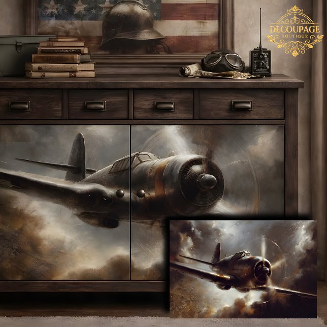 Vintage Aircraft Decoupage Tissue Paper (Vintage Aircraft Decoupage Tissue Paper)