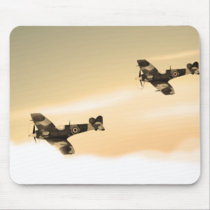 Vintage Aircraft Mouse Pad