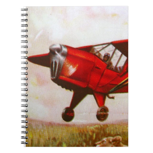 Vintage Aircraft  Notebook (Front)