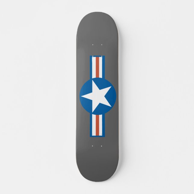 Vintage Airforce Logo Skateboard (Front)