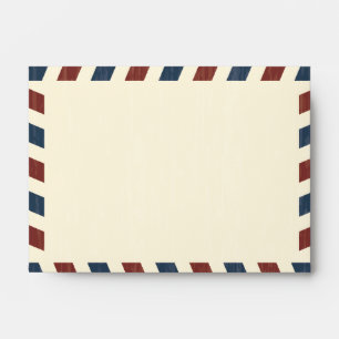 Vintage Airmail A6 Envelope