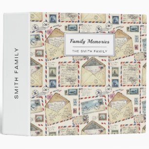 Vintage Airmail Adventure (2) Binder