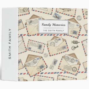Vintage Airmail Adventure (3) Binder
