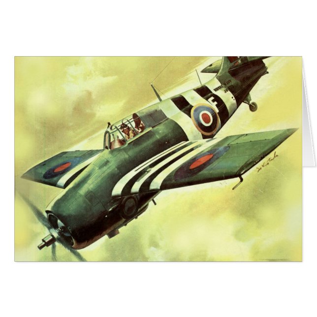 Vintage Airplane (Front Horizontal)