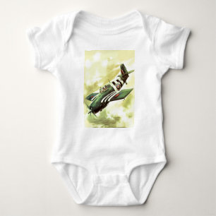 Vintage Airplane Baby Bodysuit