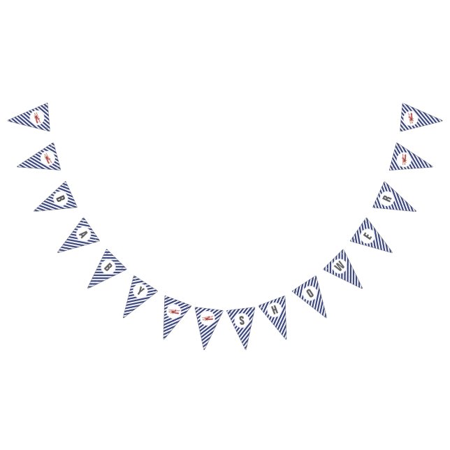 Vintage Airplane Baby Shower Banner (All)