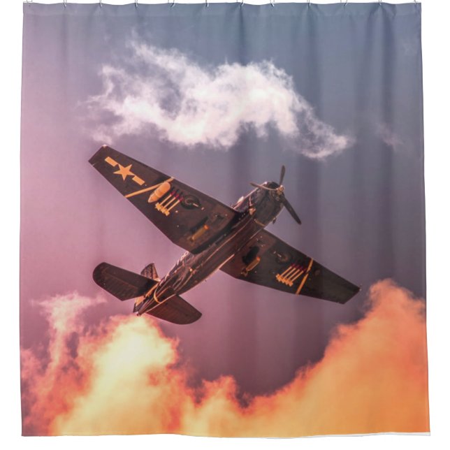 Vintage Airplane Beautiful Sky (Front)