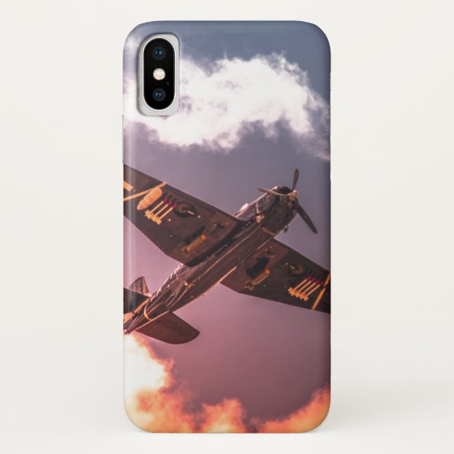 Vintage Airplane Beautiful Sky Case-Mate iPhone Case (Back)