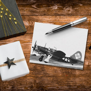 Vintage Airplane Black and White Aviation Photo Postcard