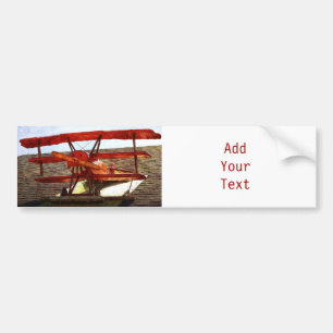 Vintage Airplane by Shirley Taylor Bumper Sticker