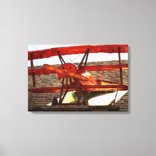 Vintage Airplane by Shirley Taylor Canvas Print