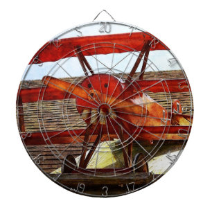 Vintage Airplane by Shirley Taylor Dartboard