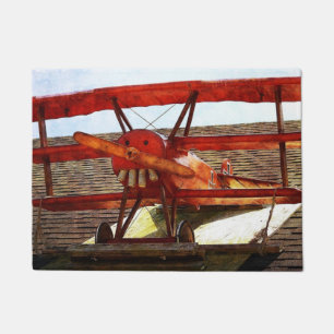 Vintage Airplane by Shirley Taylor Doormat