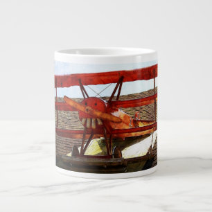 Vintage Airplane by Shirley Taylor Large Coffee Mug
