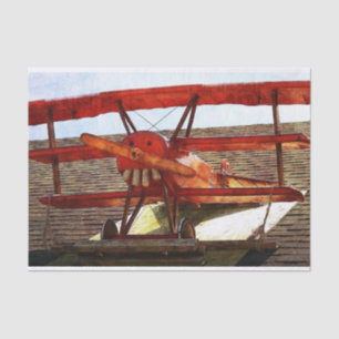 Vintage Airplane by Shirley Taylor Tissue Paper