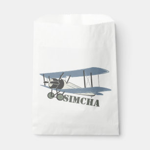 Vintage Airplane Favour Bags