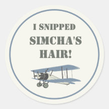 Vintage airplane "I snipped"