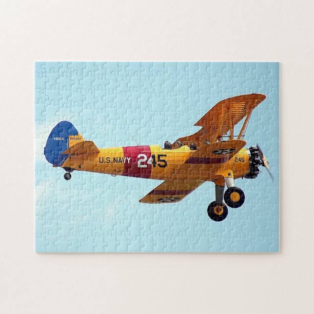 Vintage airplane jigsaw puzzle (Horizontal)