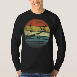 Vintage Airplane  Men Women Aircraft Pilot Aviatio T-Shirt