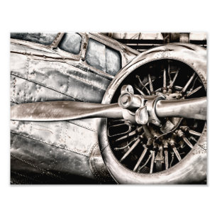 Vintage Airplane Photo Print