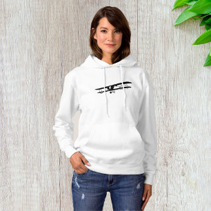 Vintage Airplane Womens Hoodie