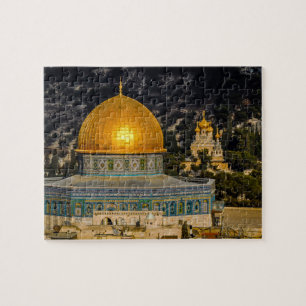 Vintage Al Aqsa Mosque Jerusalem Muslim Jigsaw Puzzle