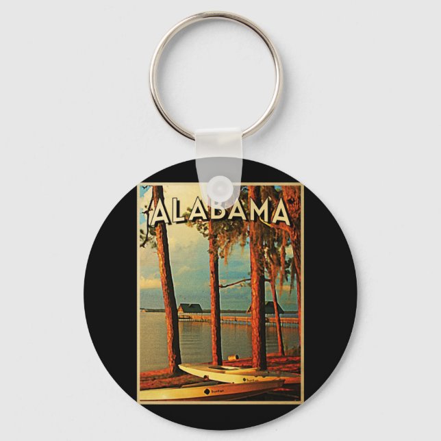 Vintage Alabama Keychain (Front)