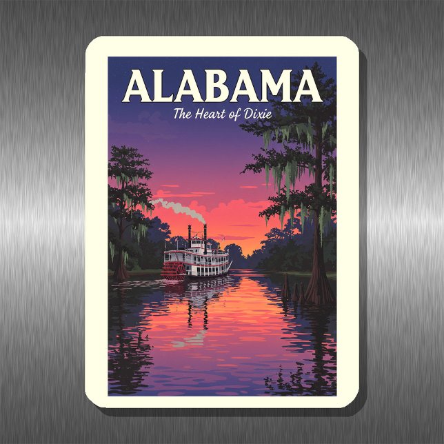 Vintage Alabama Magnet (Creator Uploaded)