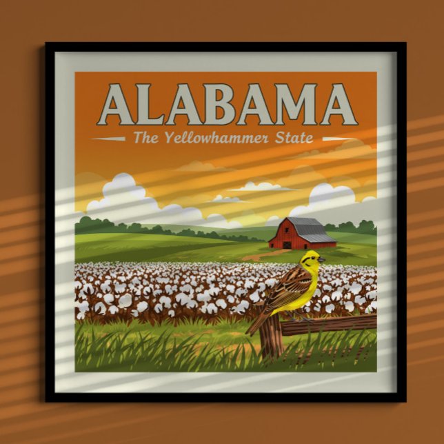 Vintage Alabama Poster (Creator Uploaded)