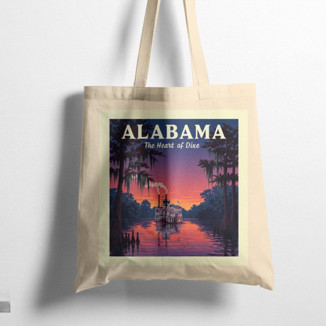 Vintage Alabama Tote Bag (Creator Uploaded)