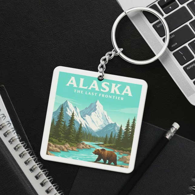 Vintage Alaska Keychain (Creator Uploaded)