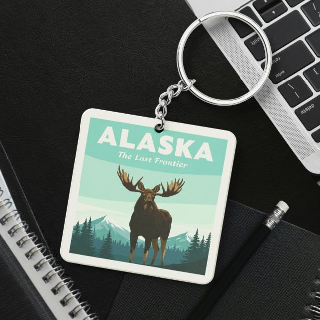 Vintage Alaska Keychain (Creator Uploaded)