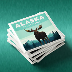 Vintage Alaska Magnet
