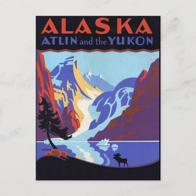 Vintage Alaska Postcard (Front)