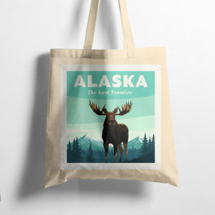 Vintage Alaska Tote Bag