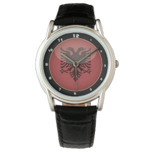 Vintage Albanian Flag & Albania fashion /design Watch