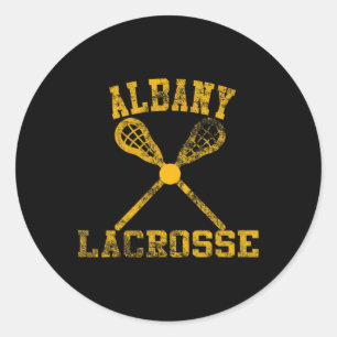 Vintage Albany Lacrosse Classic Round Sticker