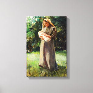Vintage Albert Neuhuys Baarlo Girl   Canvas Print