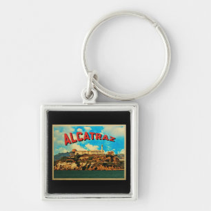 Vintage Alcatraz Island Keychain
