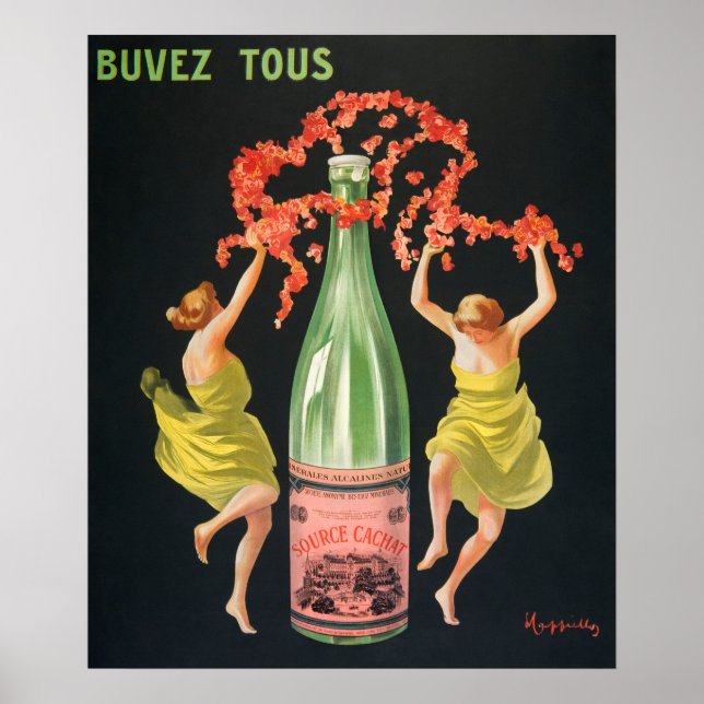 Vintage Alcohol Advertisement Poster (Front)