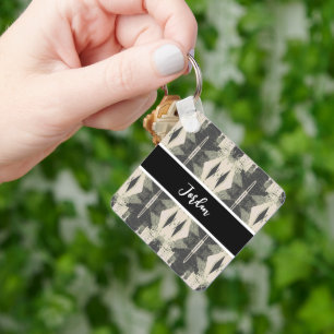 Vintage Algeria Algiers Building overview Keychain