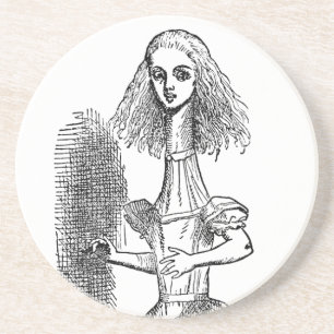 Vintage Alice Adventures in Wonderland by Tenniel Coaster