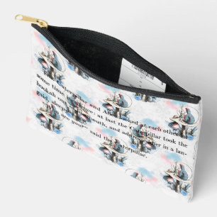Vintage Alice and the Caterpillar  Accessory Pouch