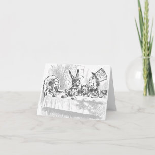 Vintage Alice au pays des merveilles Cartes de not