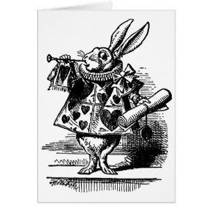 Vintage Alice au pays des merveilles Lapin blanc c