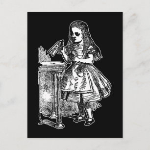 Vintage Alice Drink Me Postcard