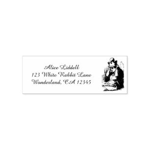 Vintage Alice in Wonderland, Alice as the Queen Self-inking Stamp