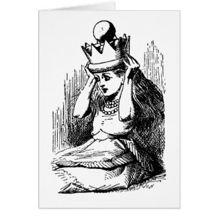 Vintage Alice in Wonderland, Alice w Queen's Crown